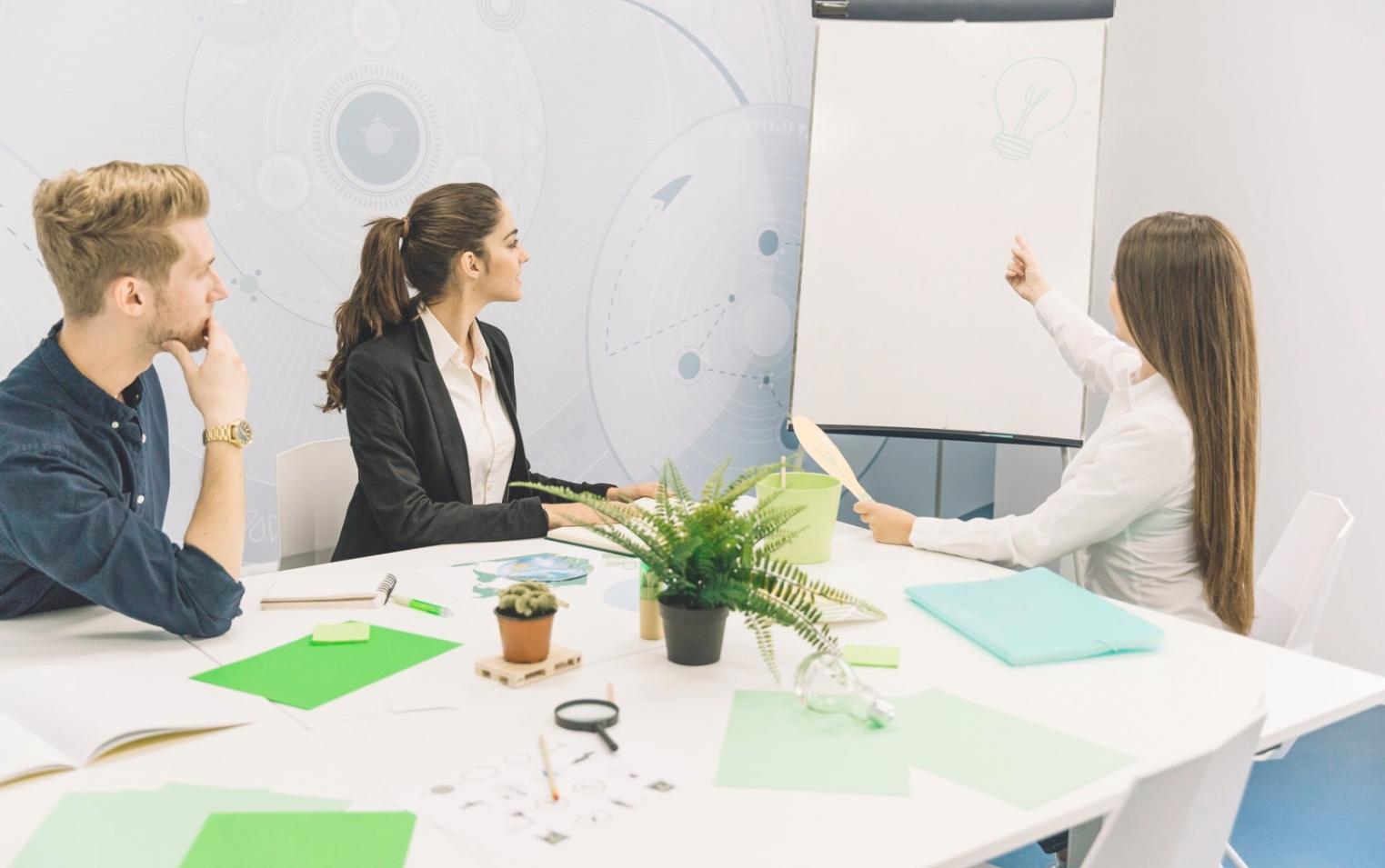 Financial planning workshop in progress with participants learning budgeting strategies